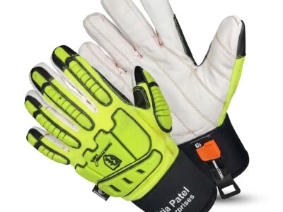 Anti-Vibration Heavy Duty Safety Work Gloves, Cut Resistant Anti Impact Gloves, Excellent Grip