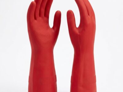 Rubber Kitchen Dishwashing Gloves – Colorful Reusable Household Cleaning Gloves for Washing Dishes and Cleaning Tasks, Flexible Long-lasting and Non-Slip