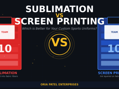 Custom featured_image_sublimation_vs_screen_printing_v2 from Oria Patel Enterprises — manufactured in Sialkot, Pakistan