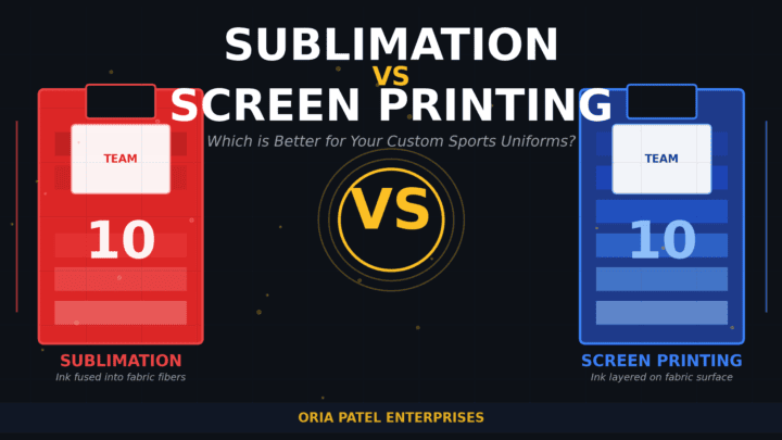 Sublimation vs. Screen Printing: Which is Better for Your Custom Sports Uniforms?